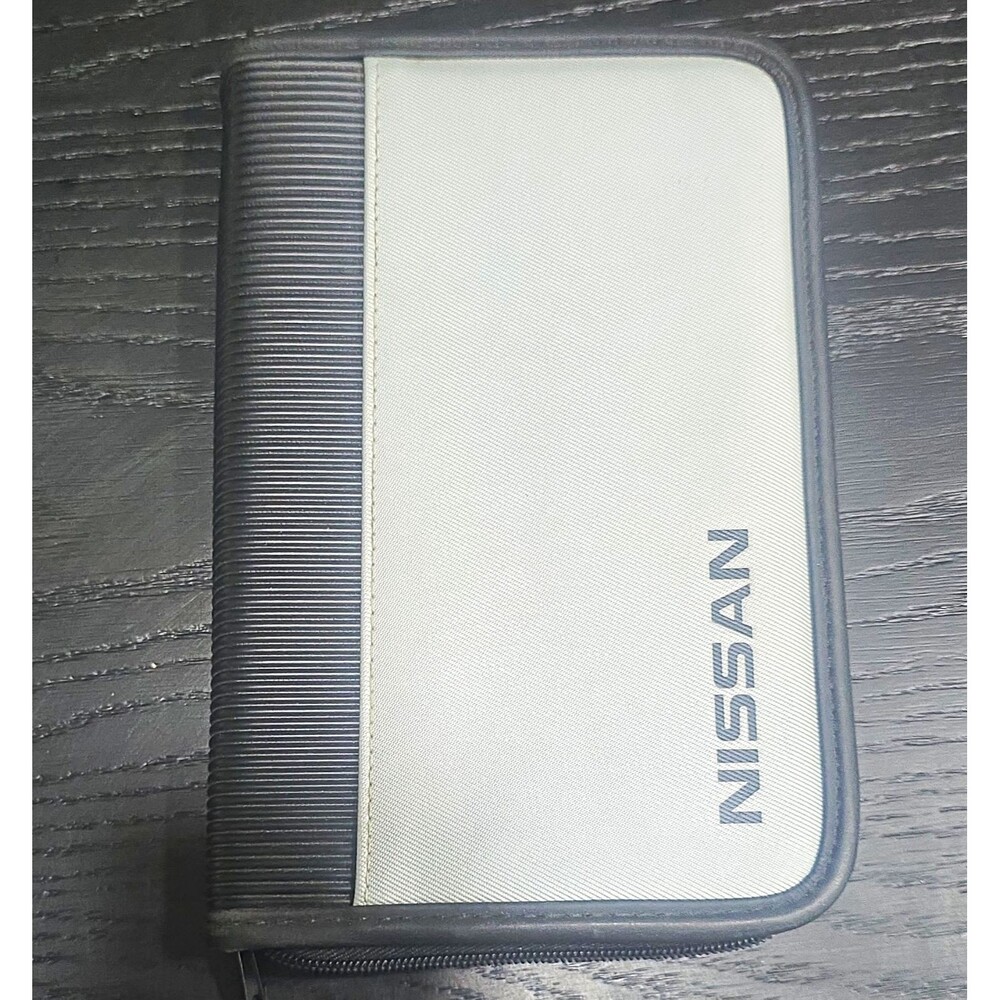 Nissan Maxima Zippered Carry Case/Wallet for CD DVD Blu-ray Discs Gray/Black